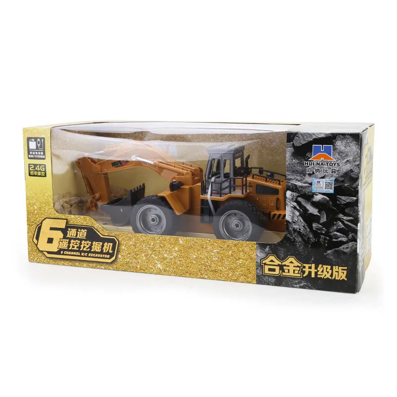 Сплав инженерные Ван детские игрушки 6CH грузовик экскаватор модель Diecasts