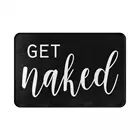 Напольный коврик Get Naked из полиэстера, коврик для ног, нескользящий моющийся вход, кухня, спальня, балкон, туалет, гостиная, 40*60