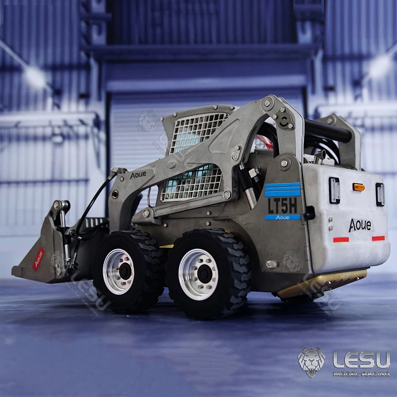 Bestellen LESU 1/14 Metall Aoue-LT5H Rädern Skid-Steer Loader RC Hydraulische DIY Modell Sound Presell TH17188-SMT3