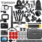 Комплект аксессуаров Vamson VS187 для Gopro Hero 7 Black 6 5, водонепроницаемый корпус, чехол для дайвинга, штатив, монопод для камеры GoPro 6 5