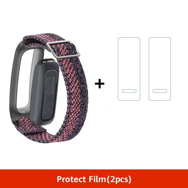 Sakura Add Films Смарт-браслет HUAWEI Band 4e Basketball Wizard с двумя режимами ношения и сроком службы батареи 14 дней - Цвет: Sakura Add Films
