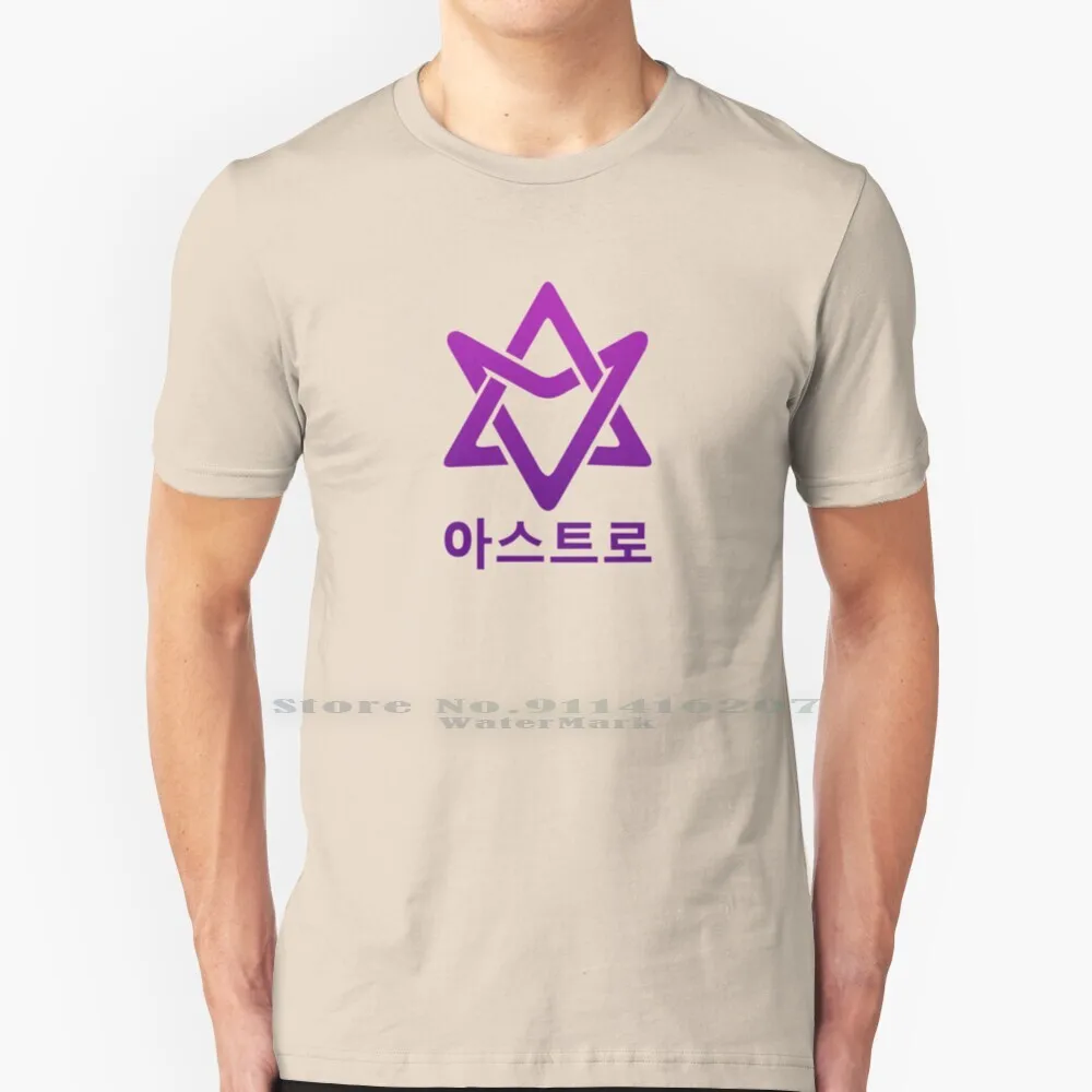 

Astro Members K Pop Boyband Logo T - Shirt Design T Shirt 100% Pure Cotton Korean Boy Band Boy Eunwoo Astro Kpop Astro Mj Jinjin