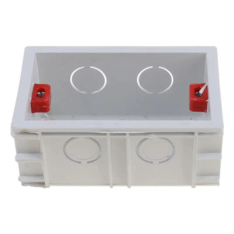 

Standard PVC Junction Box Wall Mount Cassette for Switch Socket Base