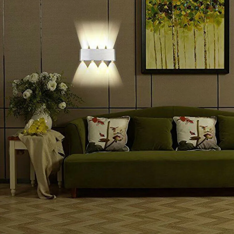 Светодиодная настенная лампа 8 Вт алюминиевые водонепроницаемые наружные