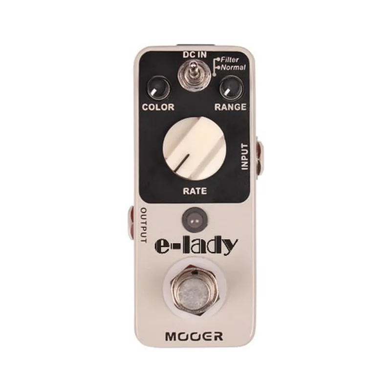 MOOER E-lady Классическая аналоговая звуковая педаль Flanger гитарный эффект настоящий