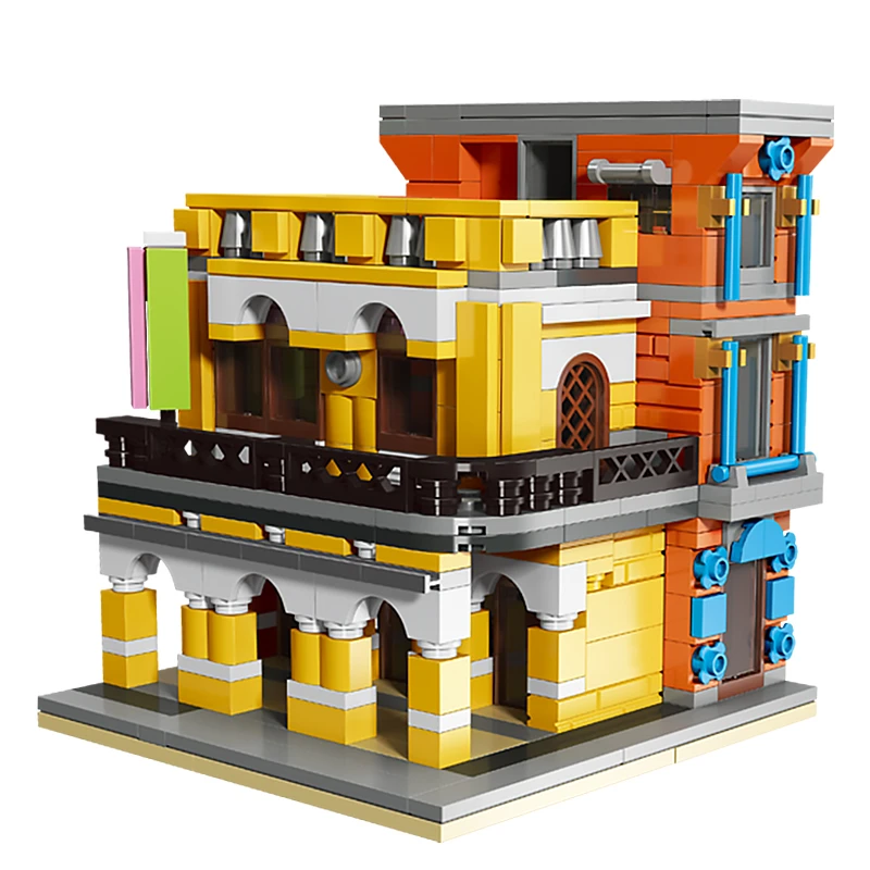 Новинка 2020 г. креативный Конструктор из кубинского города с изображением улицы