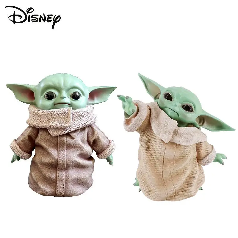 

15cm Cute Baby Yoda The Mandalorian Hot Movie Star Wars PVC Action Figure Model Collection Decoration Doll Toy Gift For Children