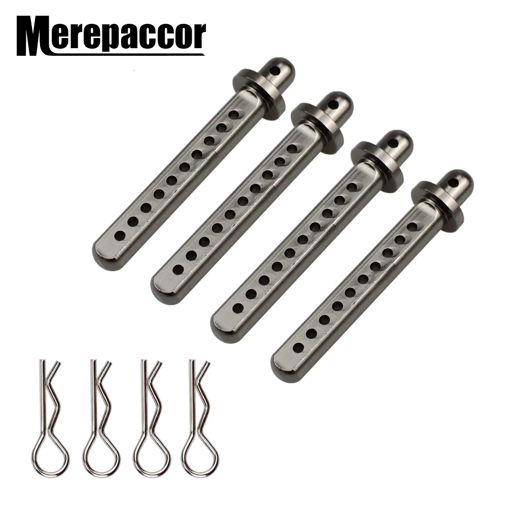 MEREPACCOR 4 шт. металлический корпус держатель столба автомобильный Колонка для 1/10 RC