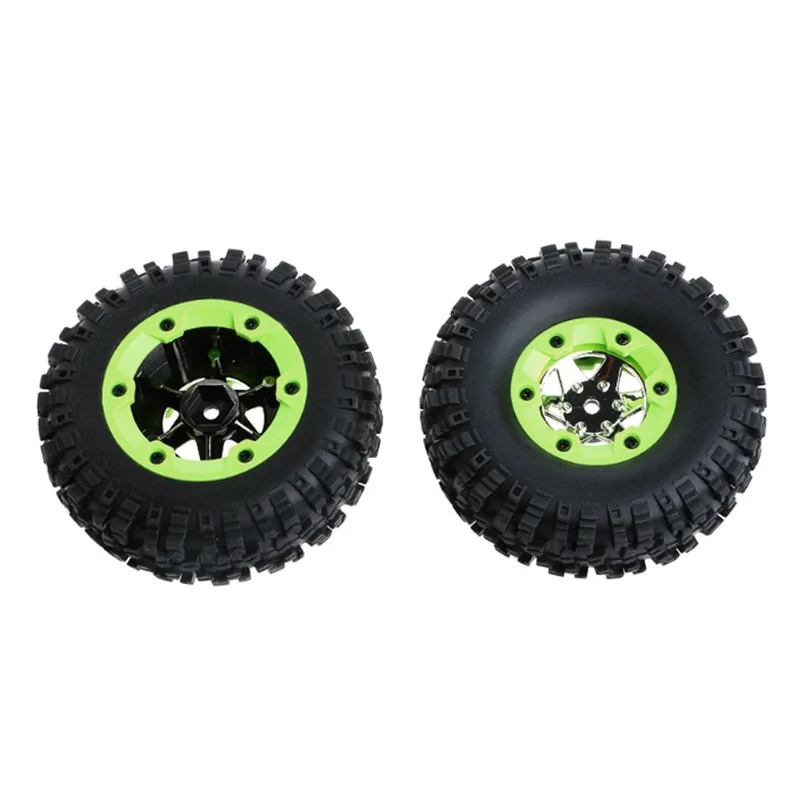 Left Tires(2pcs) 2-4 шт. Wltoys левой и правой шины для центрального движения колеса комплект для 1:12 RC автомобиль Wltoys 12428 12423 0070 0071 запасных частей заменить Запчасти - Цвет: Left Tires(2pcs)