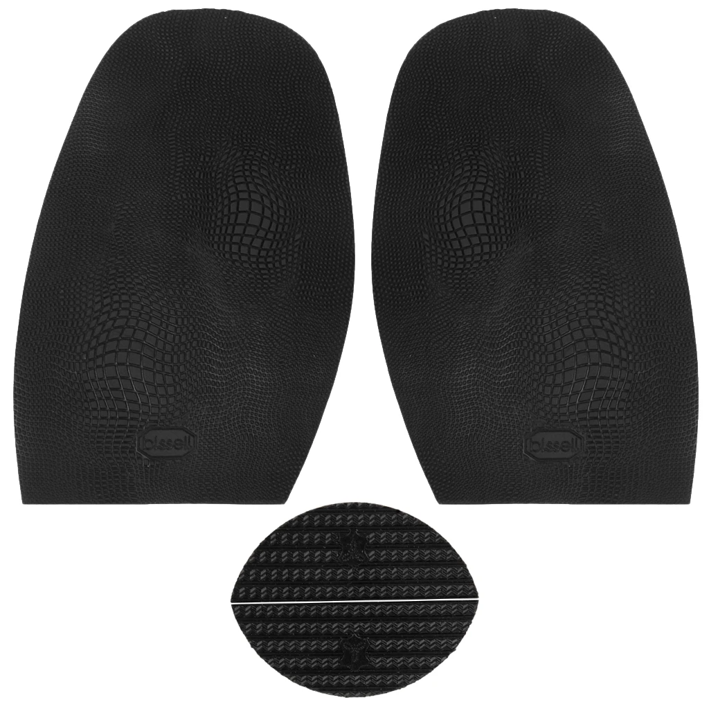 Мужские резиновые наконечники на половину подошвы и каблука износостойкий Набор