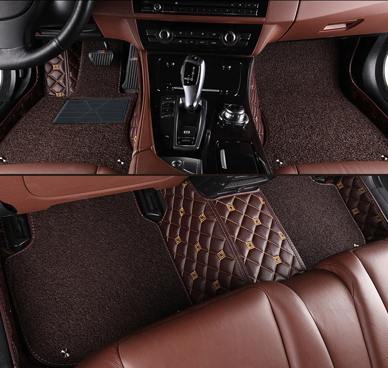 Luxury Coffee Индивидуальный 3D автомобильный коврик для Chevrolet Cruze Captiva Camaro AVEO TRAX Epica Cavalier Spark LOVA автомобильные аксессуары напольный коврик ковры - Название цвета: Luxury Coffee
