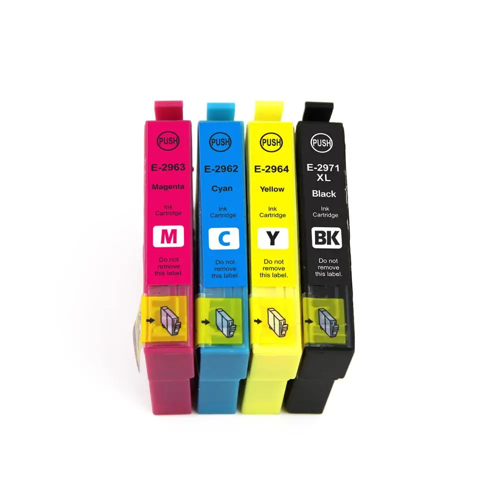 4 шт. совместимый картридж с чернилами T2971 T2962 T2963 T2964 для Epson Expression XP231 XP241 XP431 XP441