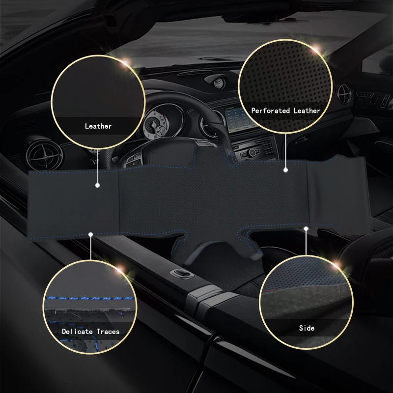 Авто оплетка на рулевое колесо Крышка для Peugeot 206 2003-2006 года автомобильный