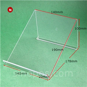 Model N Акриловый планшет Дисплей Кронштейн, ясный plexi полка книга мольберт сотовый телефон стойка с подушкой держатель Кровать планшеты компьютер шоу Поддержка Стенд - Цвет: Model N