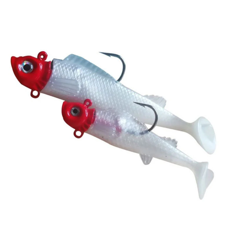 Воблер (Wobbler) Jig Head металлическая приманка 2 предмета Мягкая световой тела