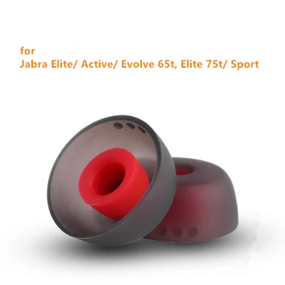 EarTlogis TWS joy Сменные силиконовые наушники ДЛЯ Jabra Elite/ Active/ Evolve 65t Elite 75t/ Sport креативные