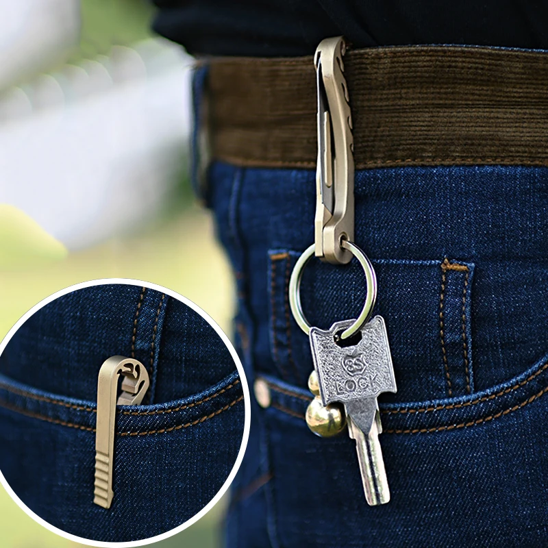 Латунный складной нож-брелок карманный нож для повседневного использования