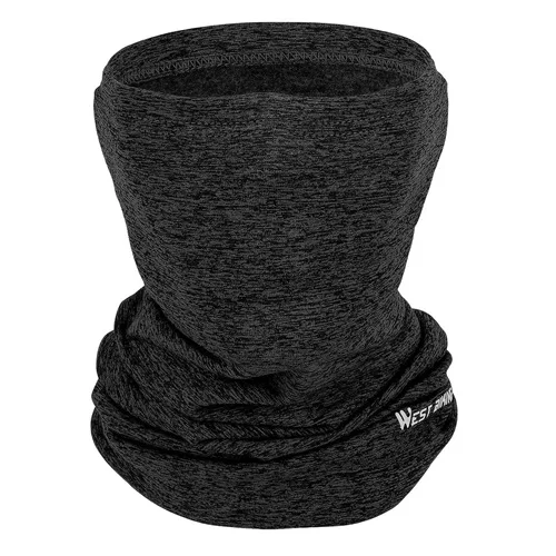 Dark Gray Scarf WEST BIKING, Зимняя Маска для лица, шарф, Теплая Лыжная маска для сноуборда, велосипеда, маска для бега, рыбалки, шеи, теплая спортивная Балаклава, шлем шляпа Кепка - Цвет: Dark Gray Scarf