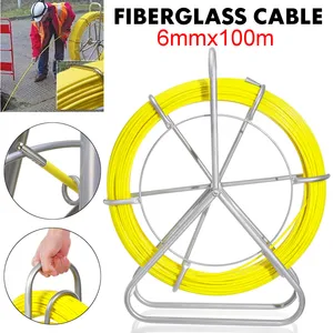 Стекловолоконный съемник для лески, 6 мм, 100 м