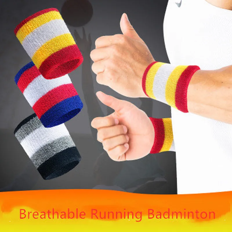 1 шт. спортивный браслет напульсник унисекс защита для запястья дышащий Бег