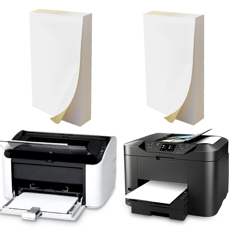 100 листов А4 самоклеящаяся бумага для печати Премиум наклейка этикеток матовая