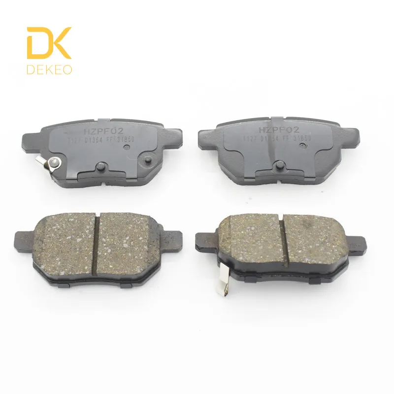 

DEKEO Car Brake Pads Rear For Beiqishenbao Beiqixinnengyuan Changhe Toyota Haval haima GEELY JAC Jinbei Karry 4PCS