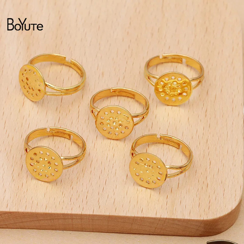 BoYuTe изготовленное на заказ (200 шт./лот) металлическое Латунное основание 12 мм с