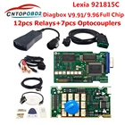 Инструмент Диагностический Lexia 3, Diagbox 9,96, с золотыми краями, lexia3, PP2000, полный чип, V9.91, V48V25, Lexia для CitroenPeugeot OBD2, 921815C