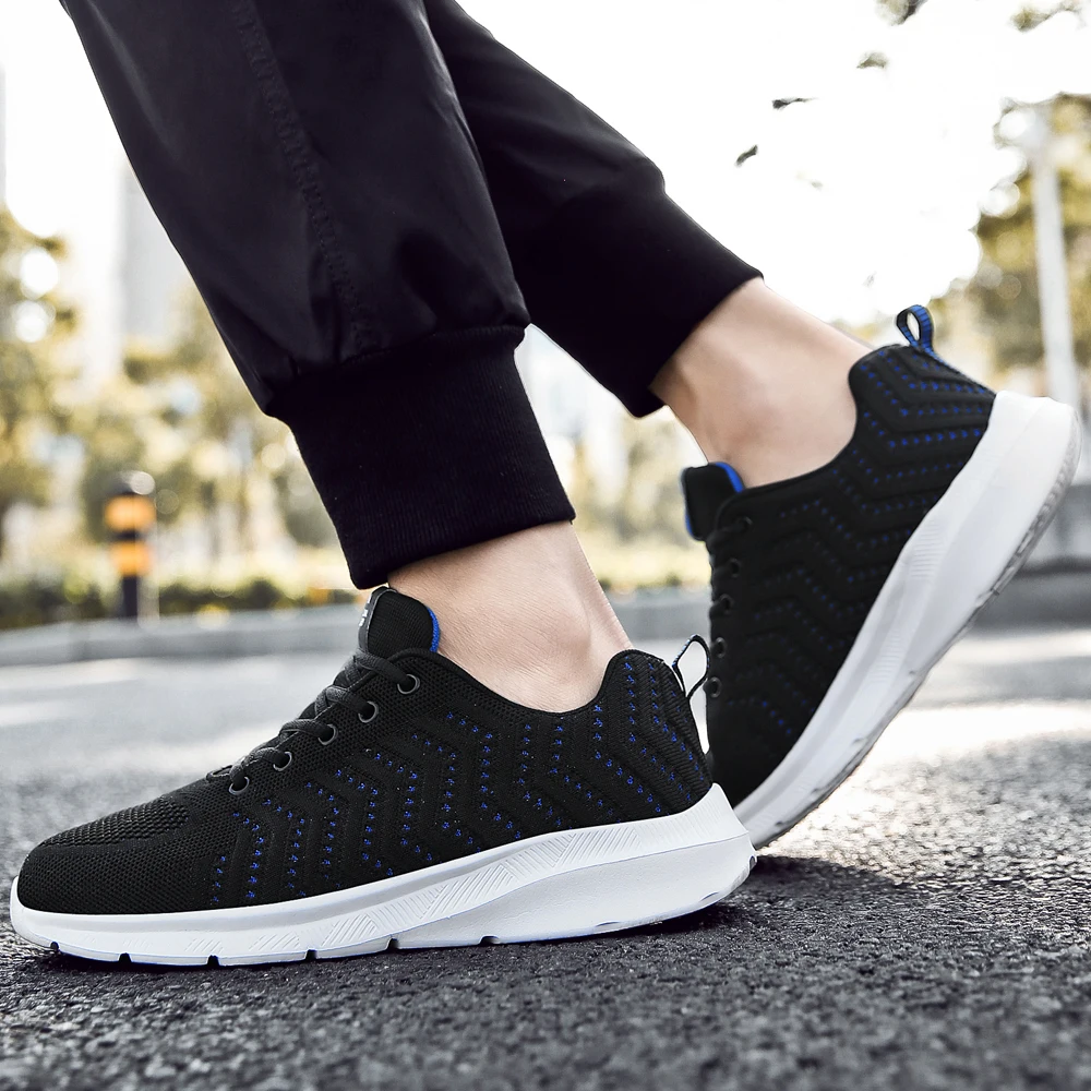 

Big Size 39-47 Man Sports Shoes Breathable Mesh Men's Running Sneakers Spring Summer Male Jogging Trainers Soft Walking Zapatos