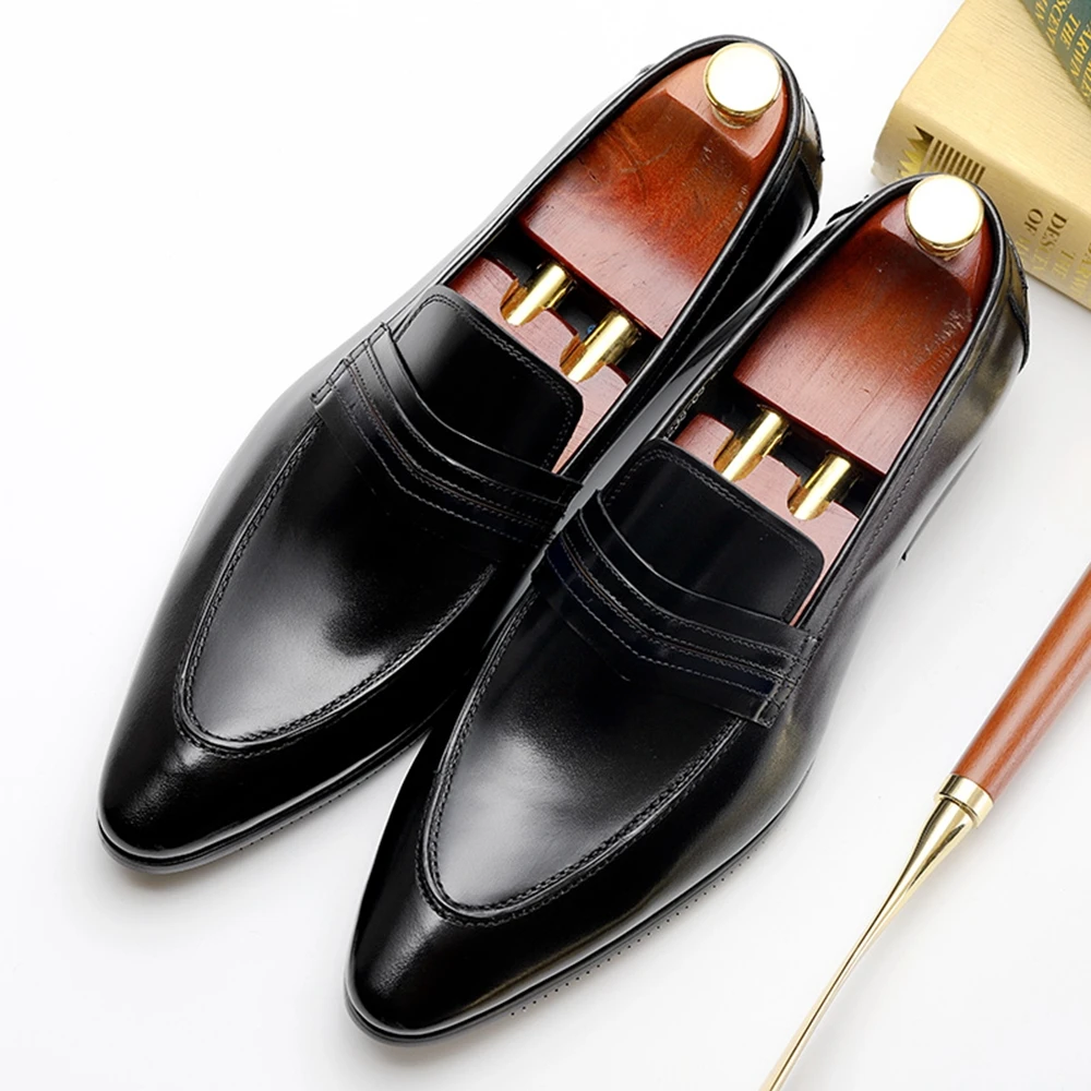 Мужские броги из натуральной коровьей кожи свадебные деловые повседневные туфли