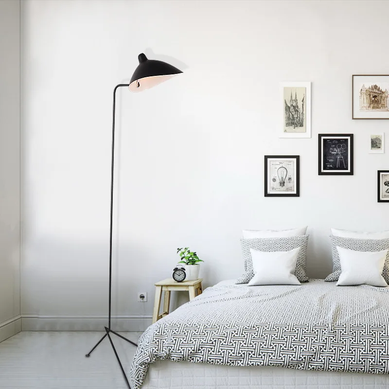

A Nordic Retro Spider Iron Pendant lights Serge lamp luminaire suspendu Vintage hanging lamp Industrial light fixtures Drop ship