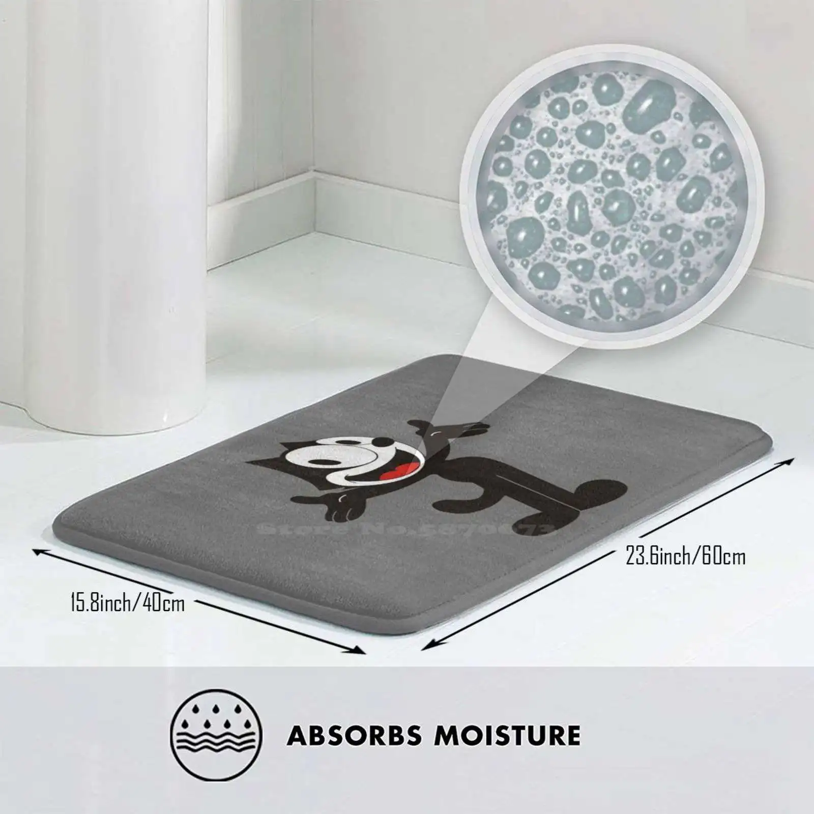 Мягкие интересные комнатные товары ковер Кошки мультфильм Анимация Ретро