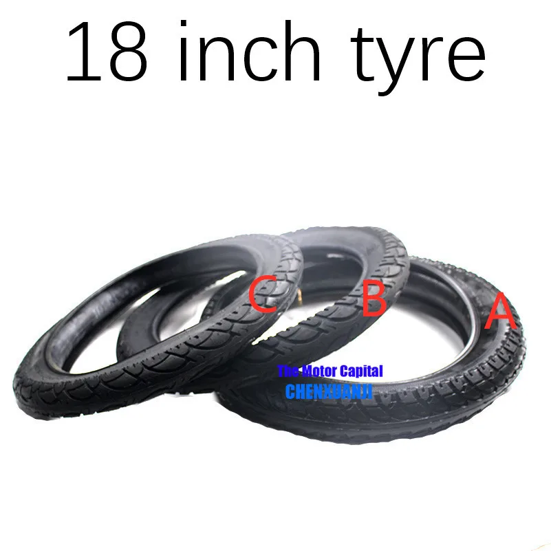Новая 18x3,0, 18x2,50, 18x2,125 многостильная 18 дюймовая внутренняя шина и внешняя шина подходит для многих газовых электрических скутеров и электронных велосипедов