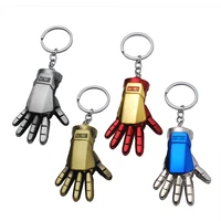 marvel avengers metal iron man palm keychain car bag key chain pendant birthday gift