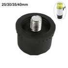 Черная резиновая головка молотка 25303540 мм, двухсторонние Рабочие Резиновые бусины, молоток со сменной головкой молотка, нейлоновая головка