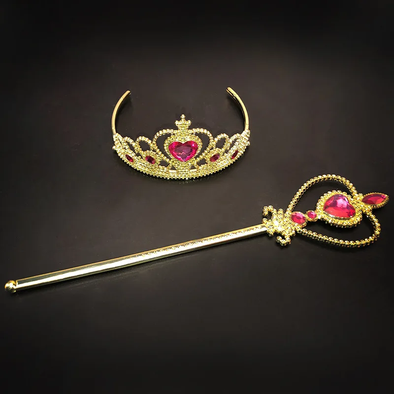 Детская игрушка для ролевых игр 2 шт. корона принцессы ободок Игрушки девочек