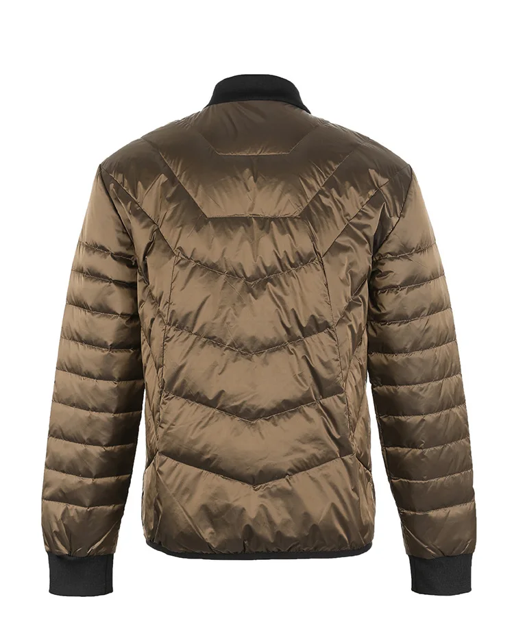 JackJones Мужская зимняя бейсбольная куртка с воротником с тепловым пухом | 218412510