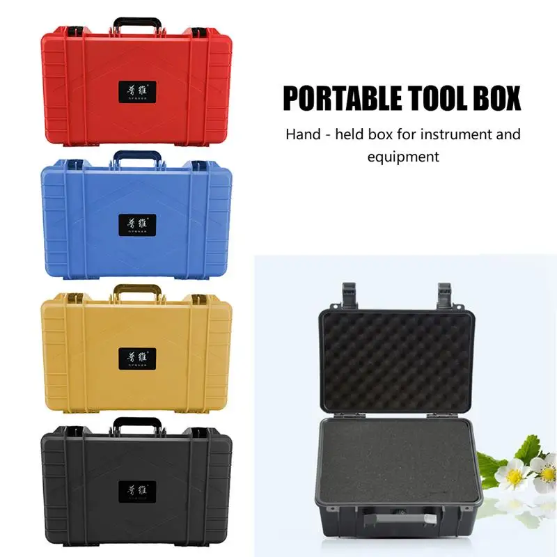 

Ящик для инструментов, профессиональный портативный защитный ящик, чехол для инструментов, водонепроницаемый ударопрочный ящик для инстру...