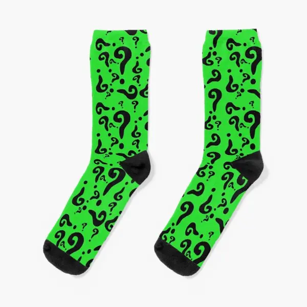 

The Riddler, короткие носки, лучшие мужские и женские черные до колена