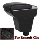 Подлокотник для Renault Clio 4Clio 2, держатель для чашки, подлокотник для салона автомобиля, декоративные аксессуары
