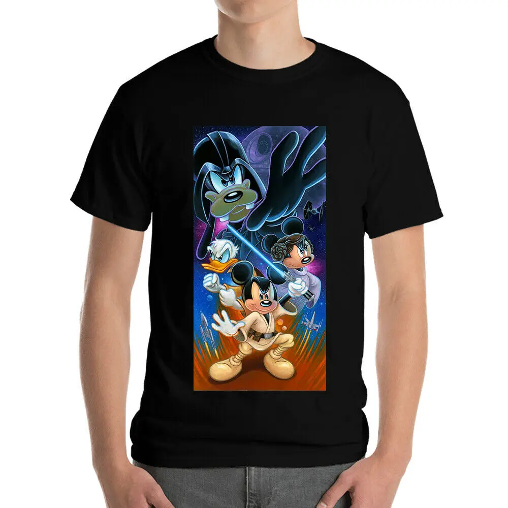 Черная футболка с забавным подарком из фильма Команда мультяшных мышей