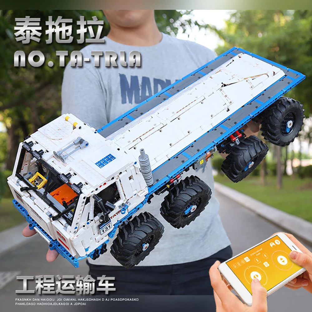 Форма KING техническая серия Arakawa Moc буксир внедорожник TATRA 813 8x8 модель строительные