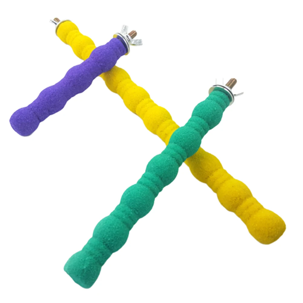 Прочный безопасный шлифовальный стержень с когтями стойка для попугая