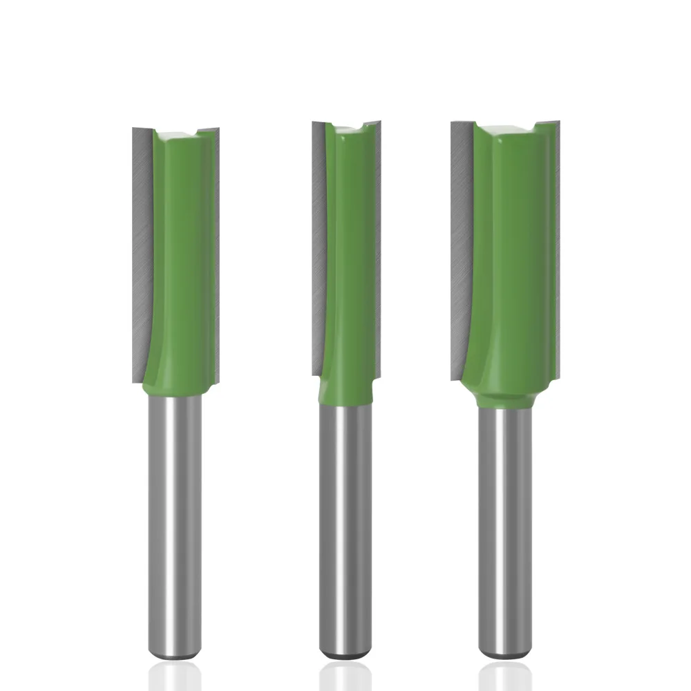 VACK 1/4 6mm Shank 2Flute Clean Straight Bit Woodworking Tools Router Set For Wood Tungsten Carbide Endmill Milling Cutter | Инструменты