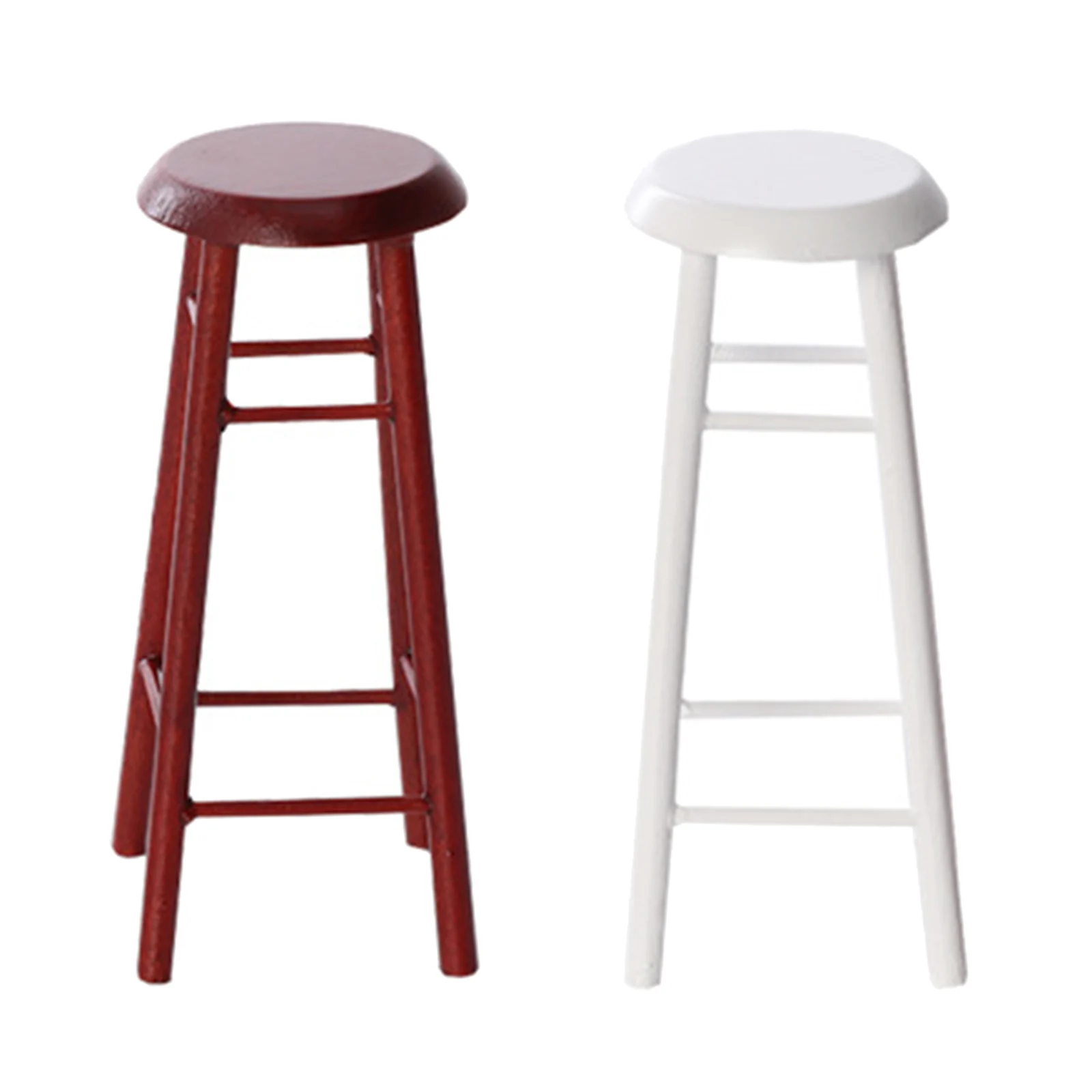 

1:12 Dollhouse Bar Stool Furniture Accessories Study Room Layout Decor