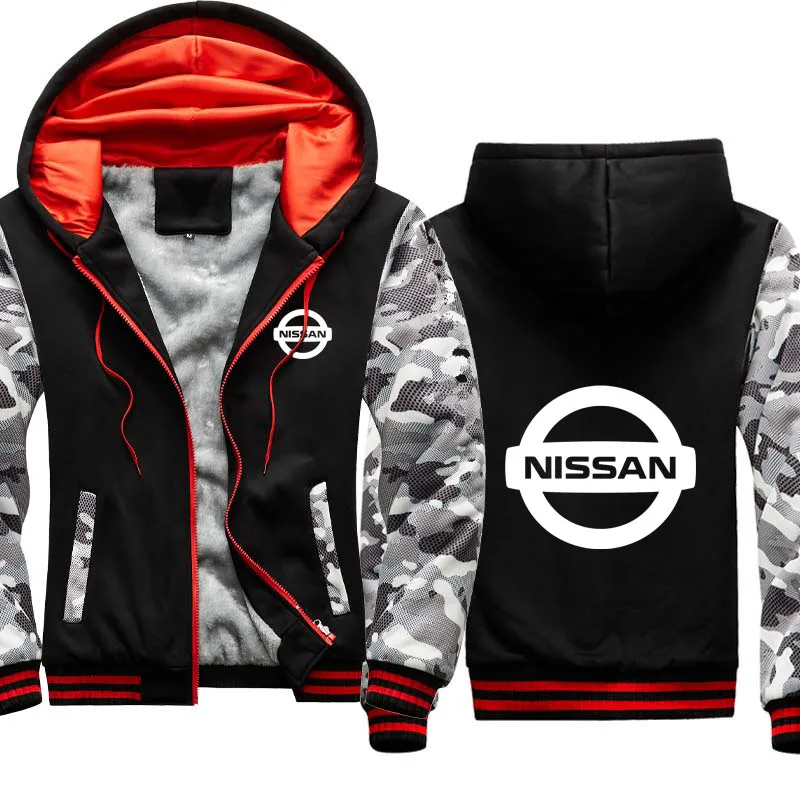 

Новинка 2021, модная мужская куртка, Мужская Повседневная приталенная куртка с капюшоном в стиле хип-хоп для Nissan