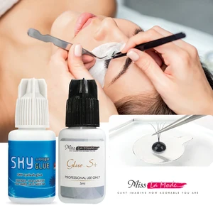 Misslamode клей для наращивания ресниц быстрое высыхание ресниц черный клей для ресниц профессиональный клей длится более 6-7 недель