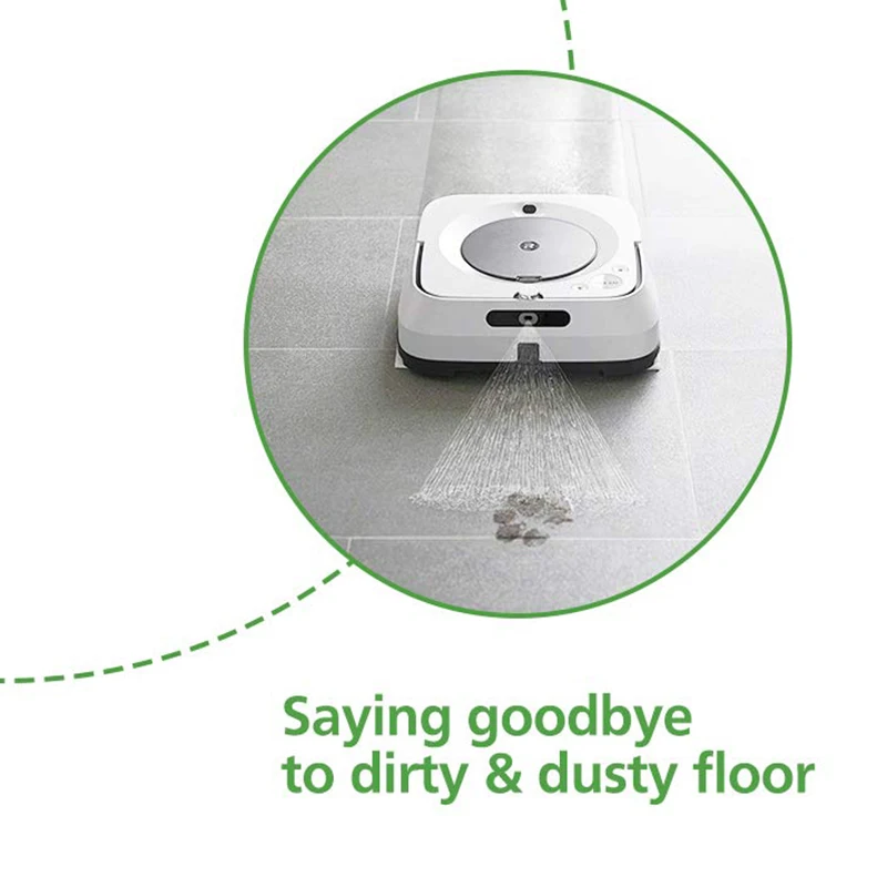 12 шт очищающих салфеток аксессуаров для IRobot Braava Jet M6 (6110) Wi-Fi подключен робот