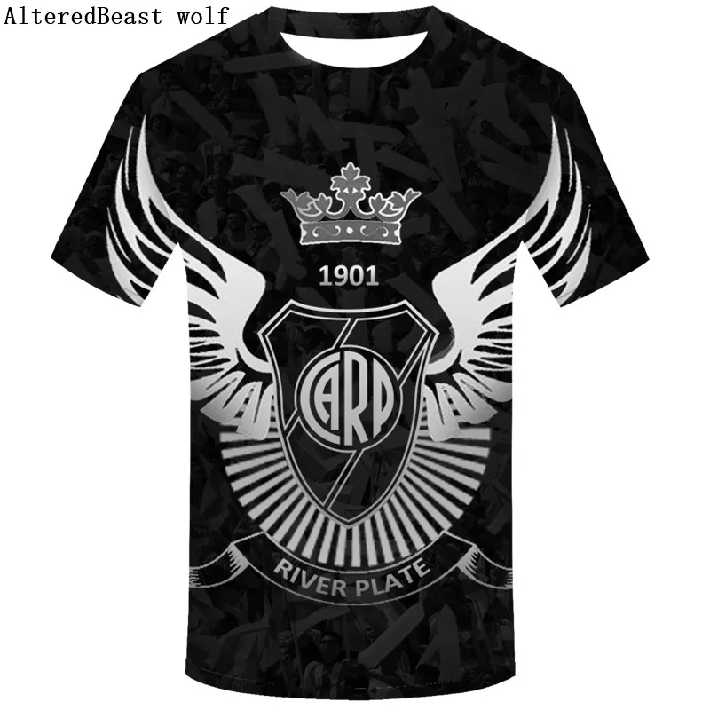 Мужская футболка с 3d принтом летняя круглым вырезом модная короткими рукавами