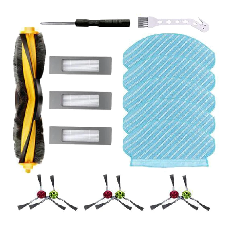

Promotion!Roller Brush Dust Bags Replacement Filters Part Kit for Ecovacs Deebot OZMO 920 950 Robot Vacuum Cleaner Accessories